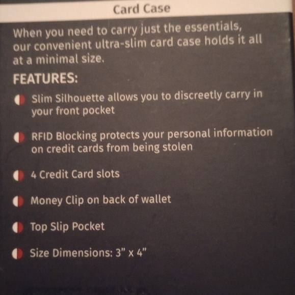 English Laundry Card Case with Money Clip - Picture 7 of 7